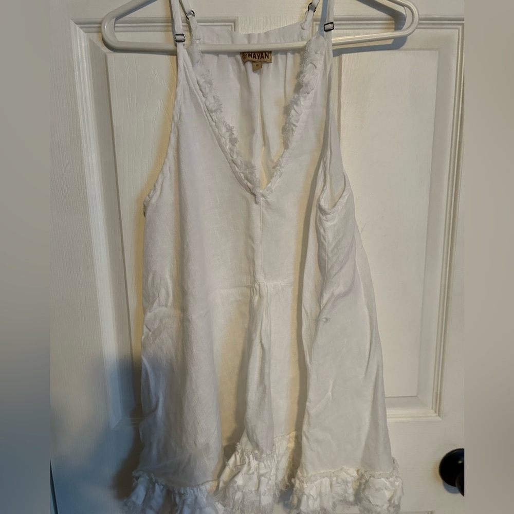 Linen White Tunic